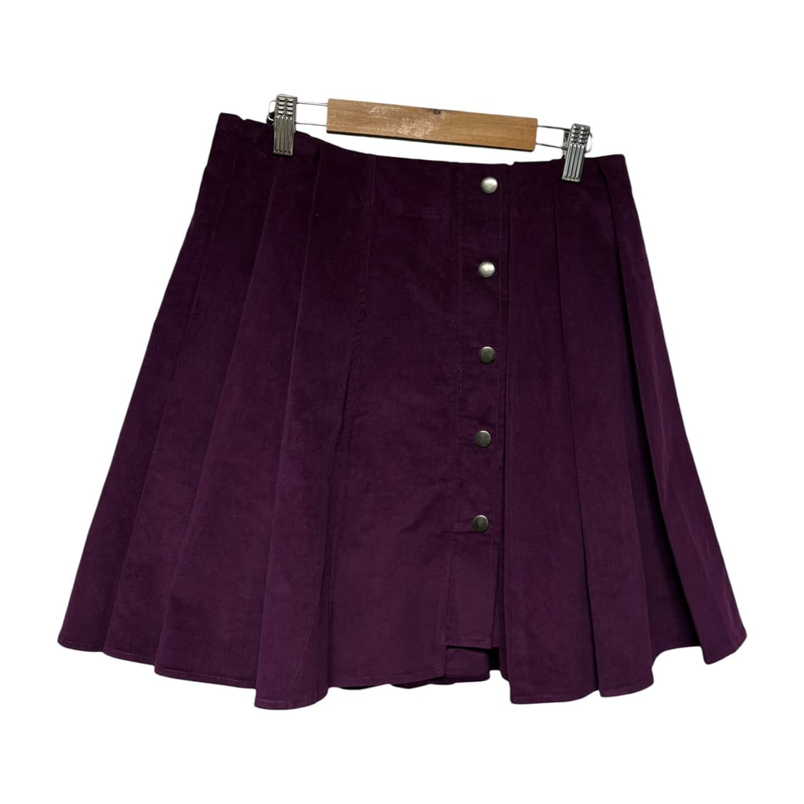 3786 할란앤홀든 퍼플 코듀로이 미니스커트 새상품 상품이미지1