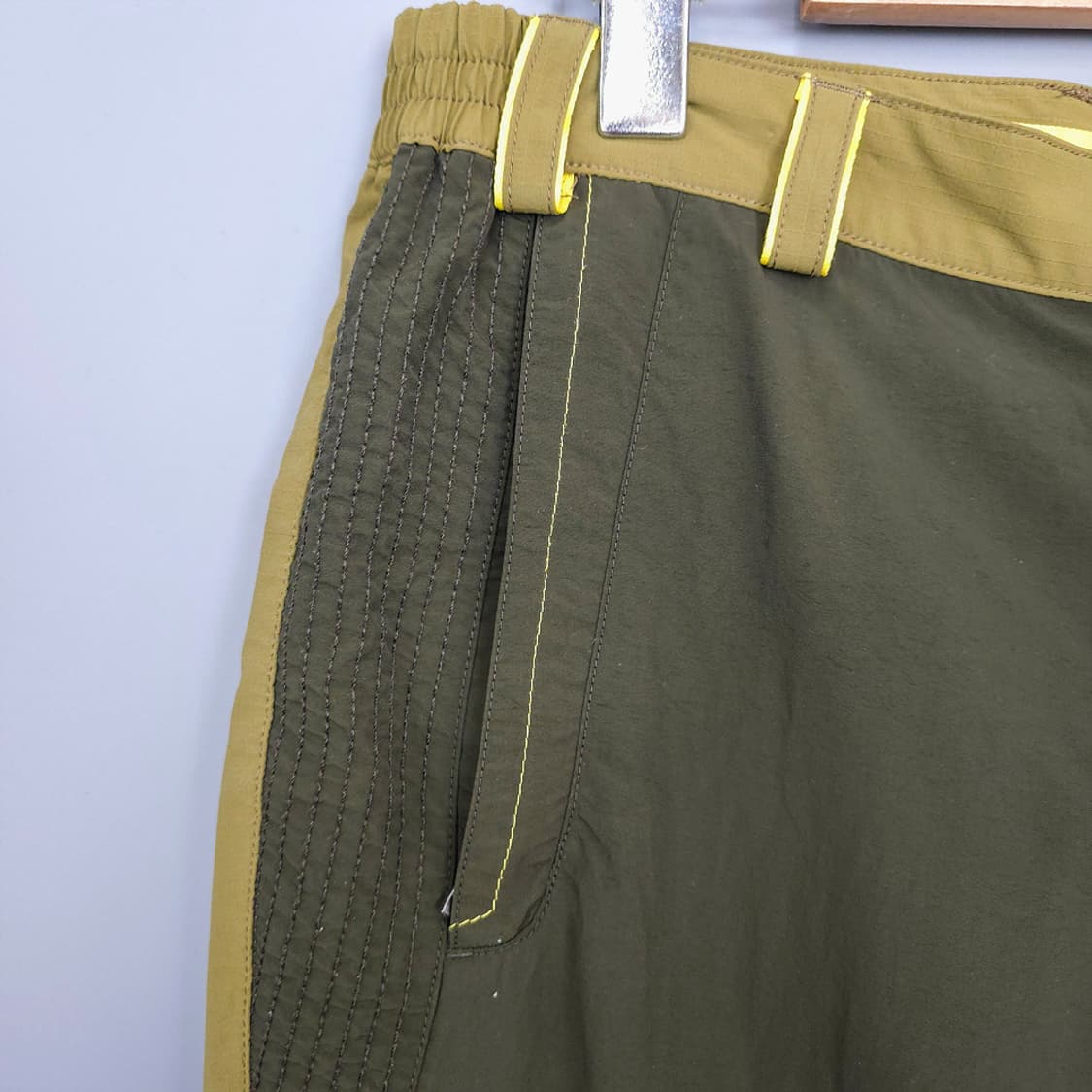 케이투 K2 테크니컬 아웃도어 배색 기능성 팬츠 카키 34 상품이미지4