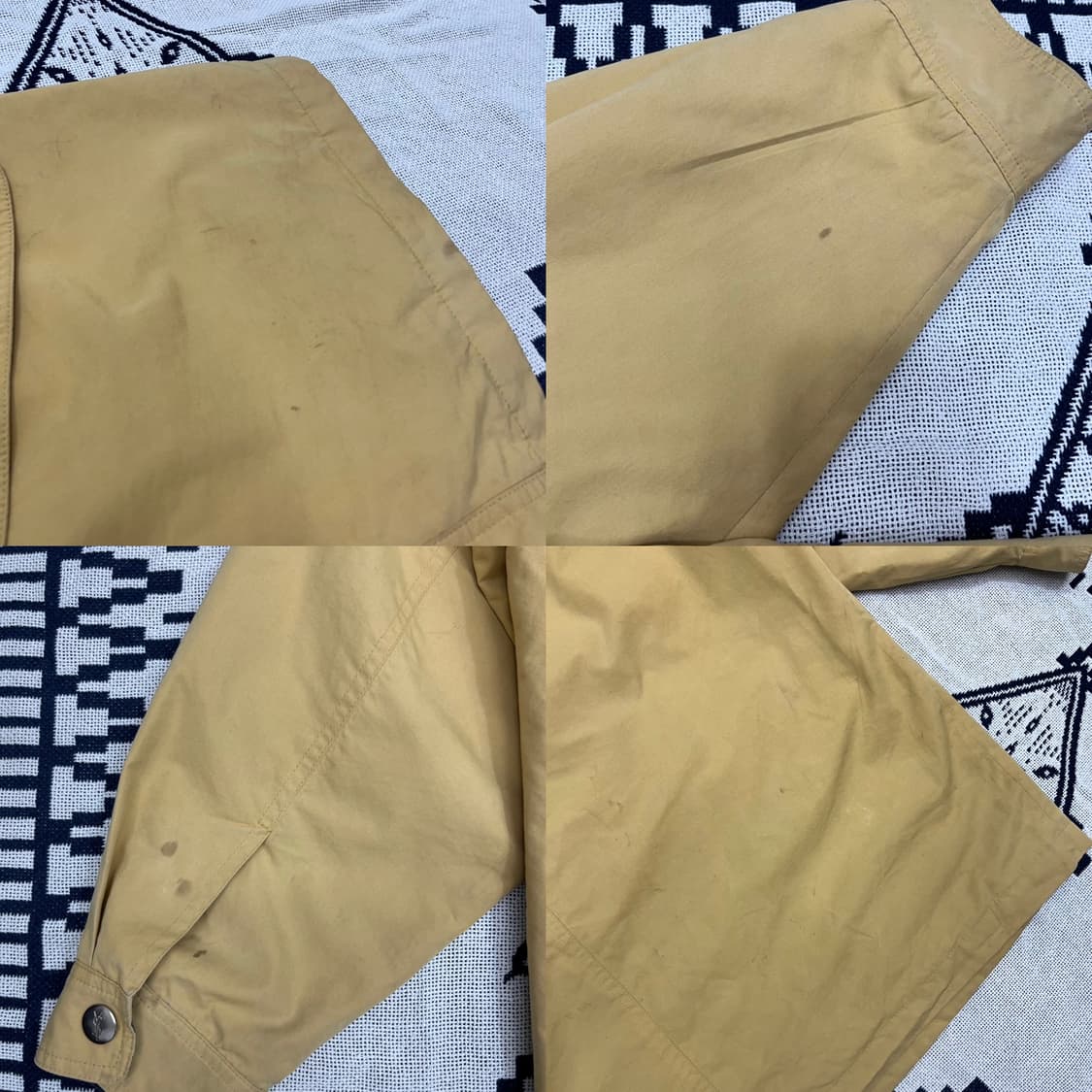 [L] 입생로랑 카라 배색 야상 자켓 상품이미지7