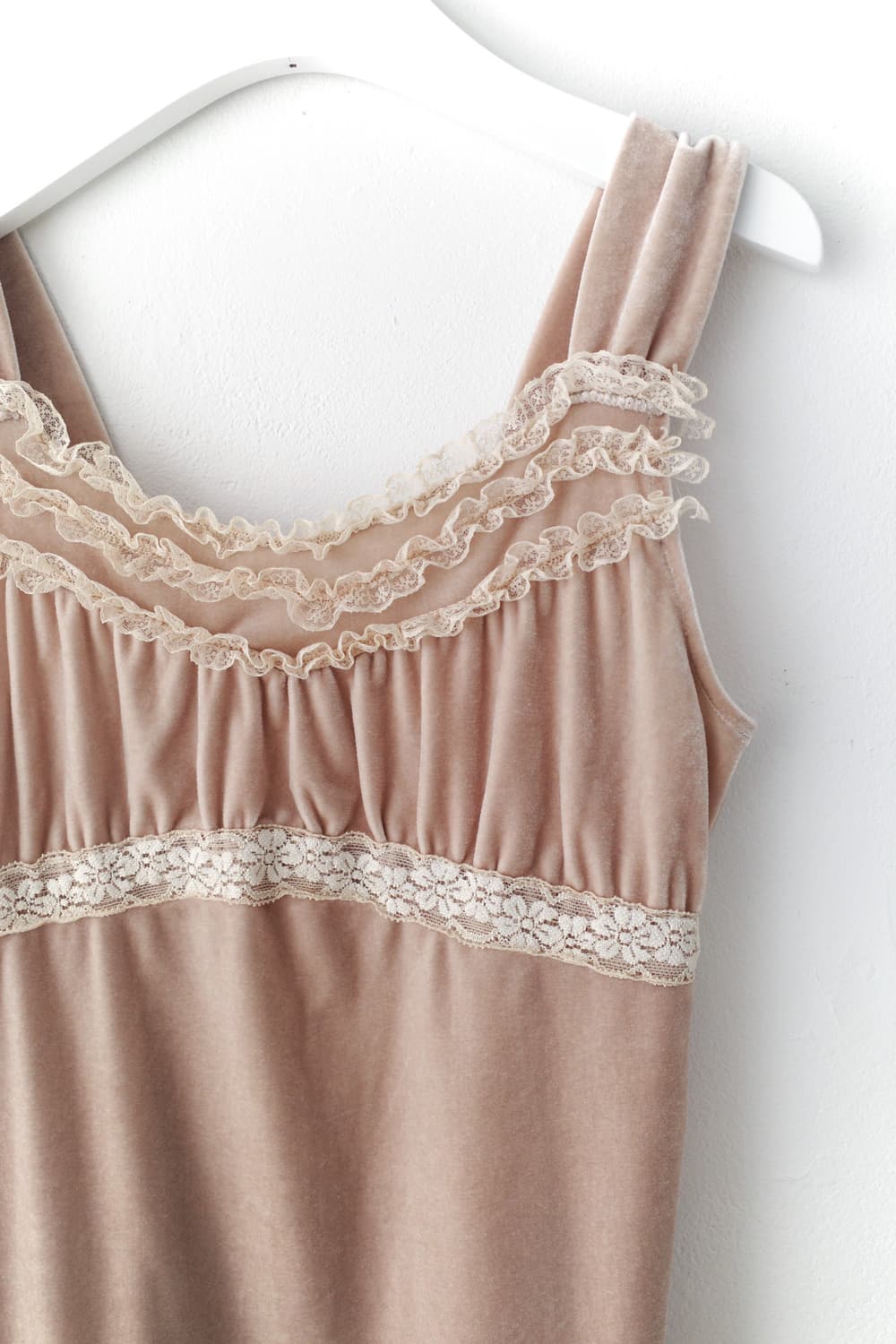 velvet lace sleeveless 상품이미지3