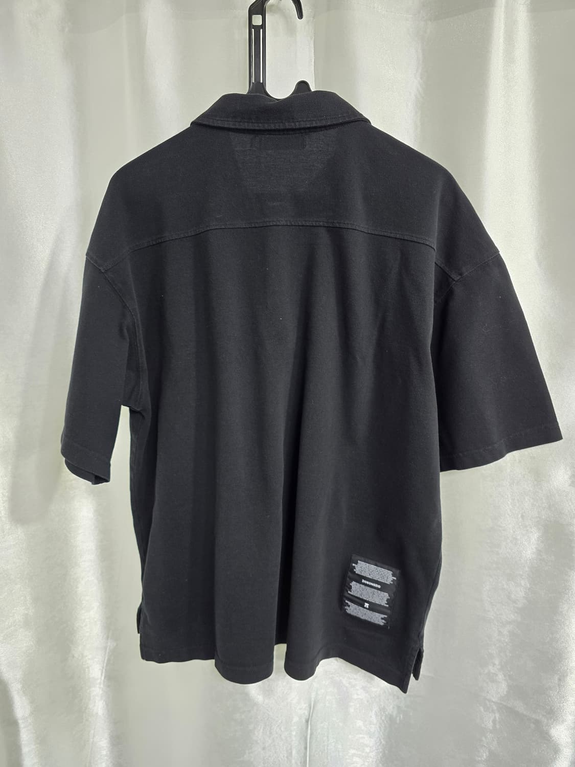 SEMBLANCE 지오송지오 블랙 반팔 카라티셔츠 (1596) 상품이미지2