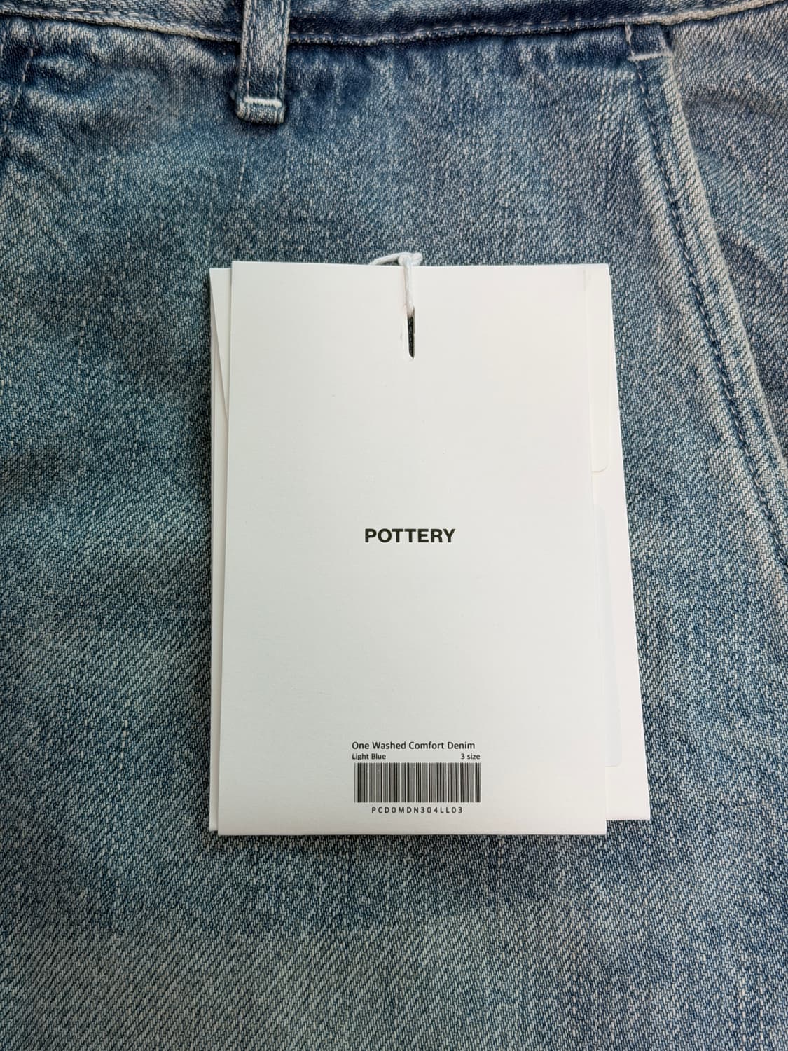 포터리 원워시드 컴포트 데님 3사이즈 상품이미지3