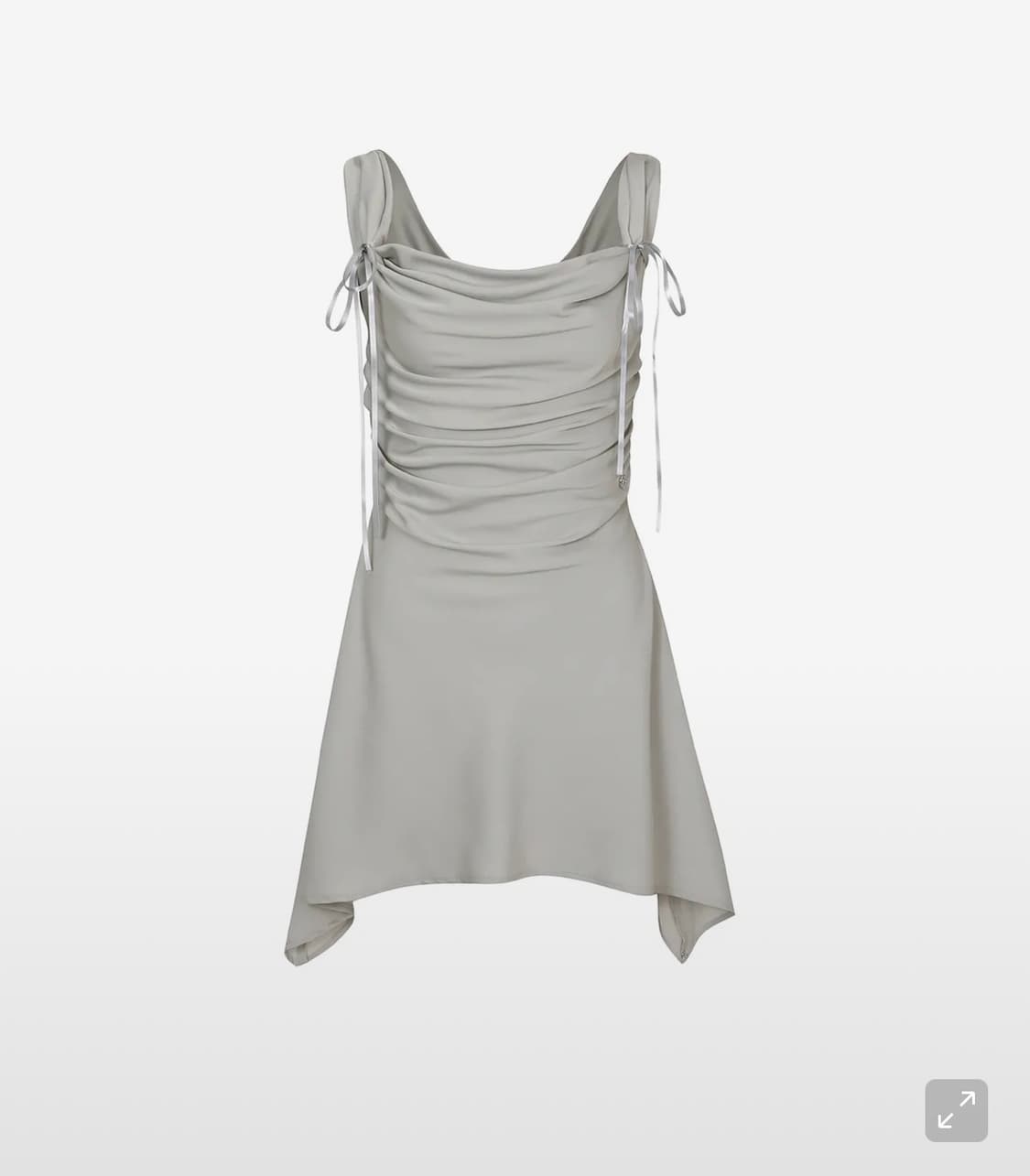 페인오어플레져 DEW COWL DRESS GRAY(M) 상품이미지1