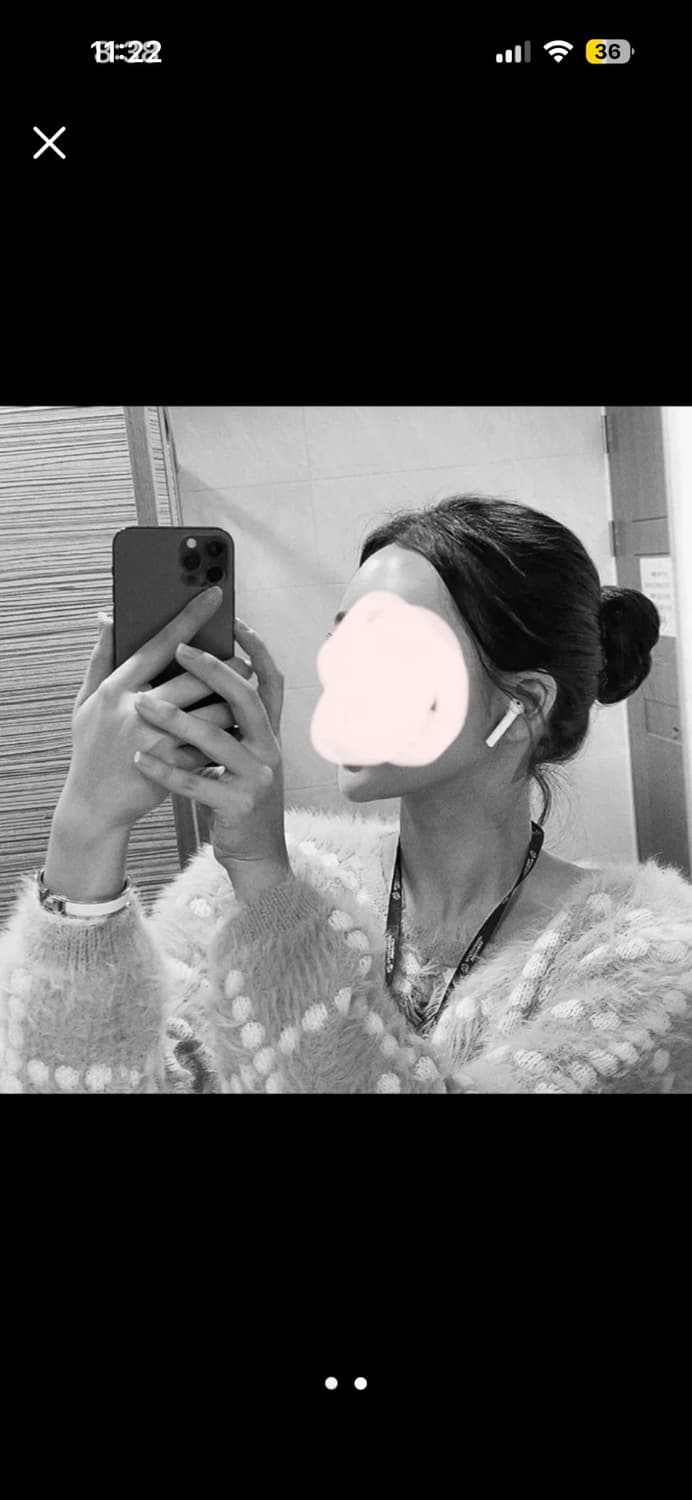 코코아색 털가디건 상품이미지2