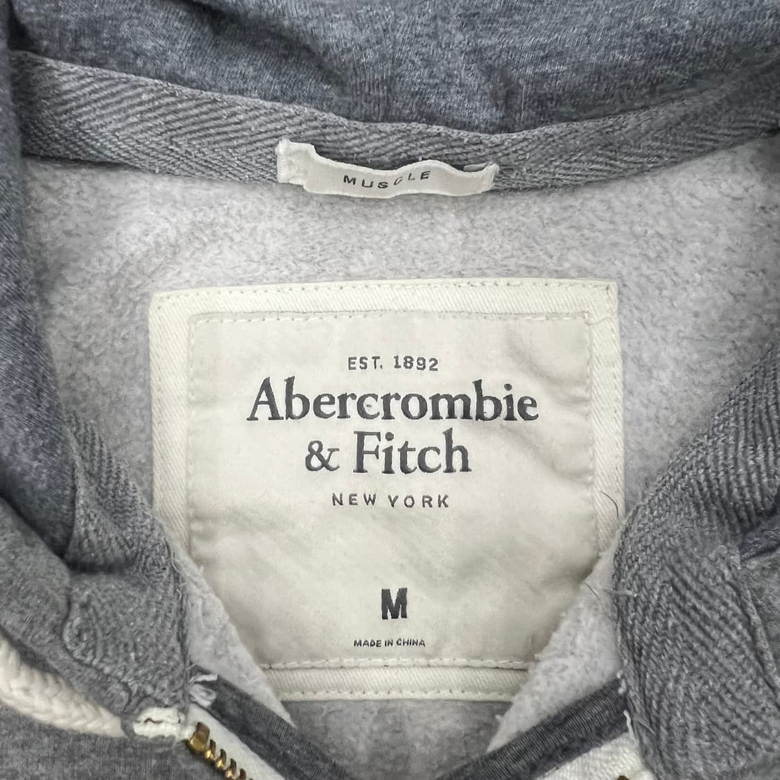 아베크롬비 그레이 후드집업 상품이미지3