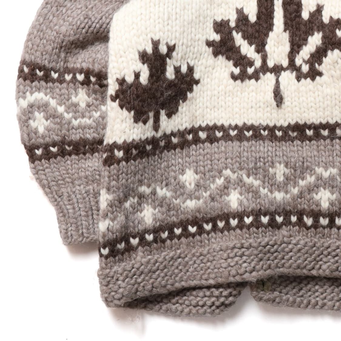 Kisitau Maple Leaf Cowichan Cardigan 
 상품이미지6