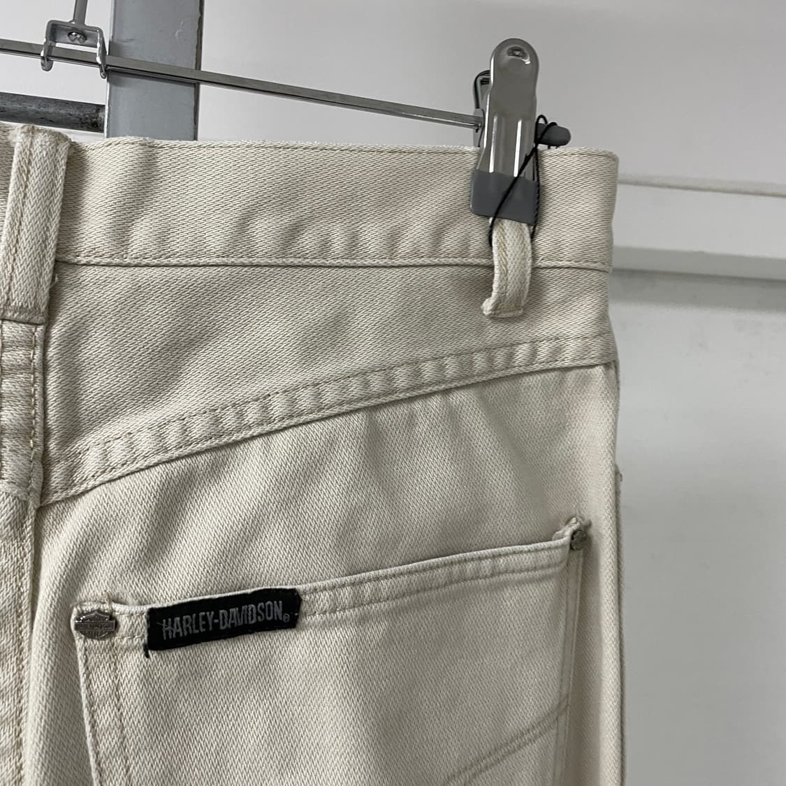 할리데이비슨 아이보리 데님 팬츠 28/32 상품이미지6