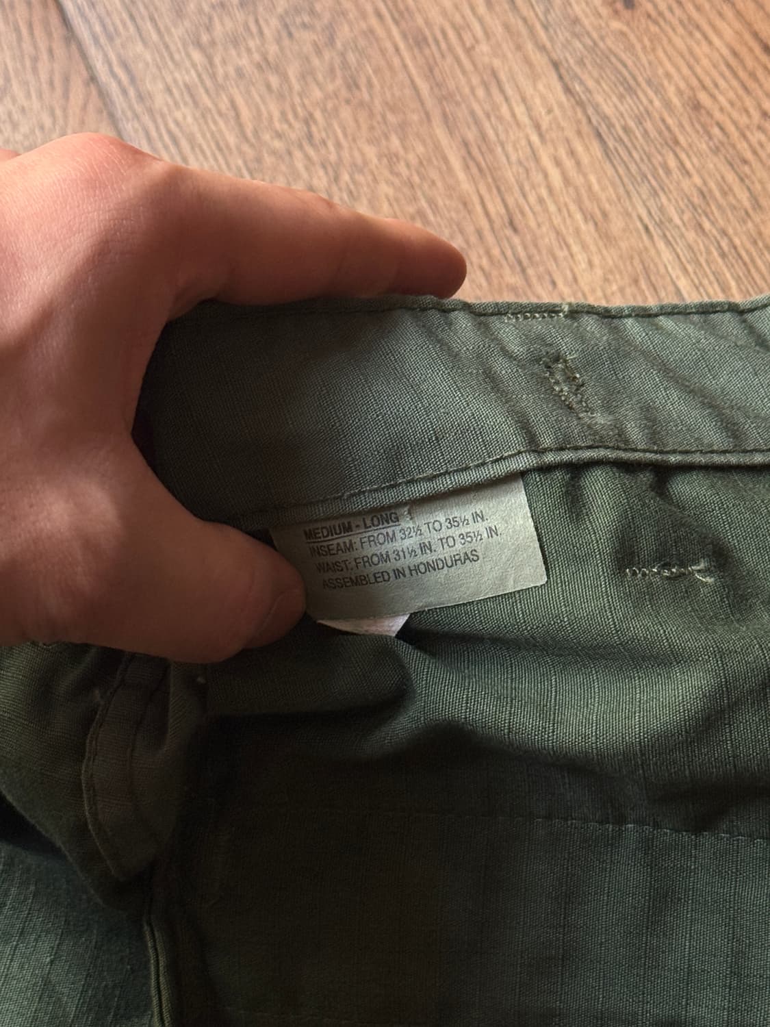 [34]오리지널 U.S ARMY 올리브그린 립스탑 BDU 필드 카고 팬츠 상품이미지9