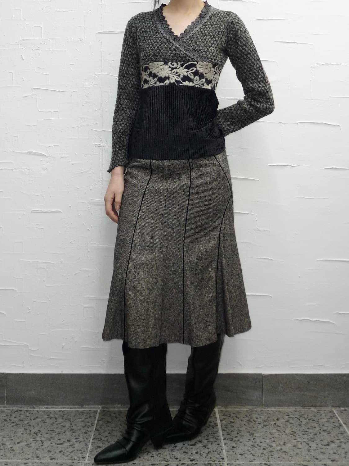 vintage blossom flare skirt 상품이미지2