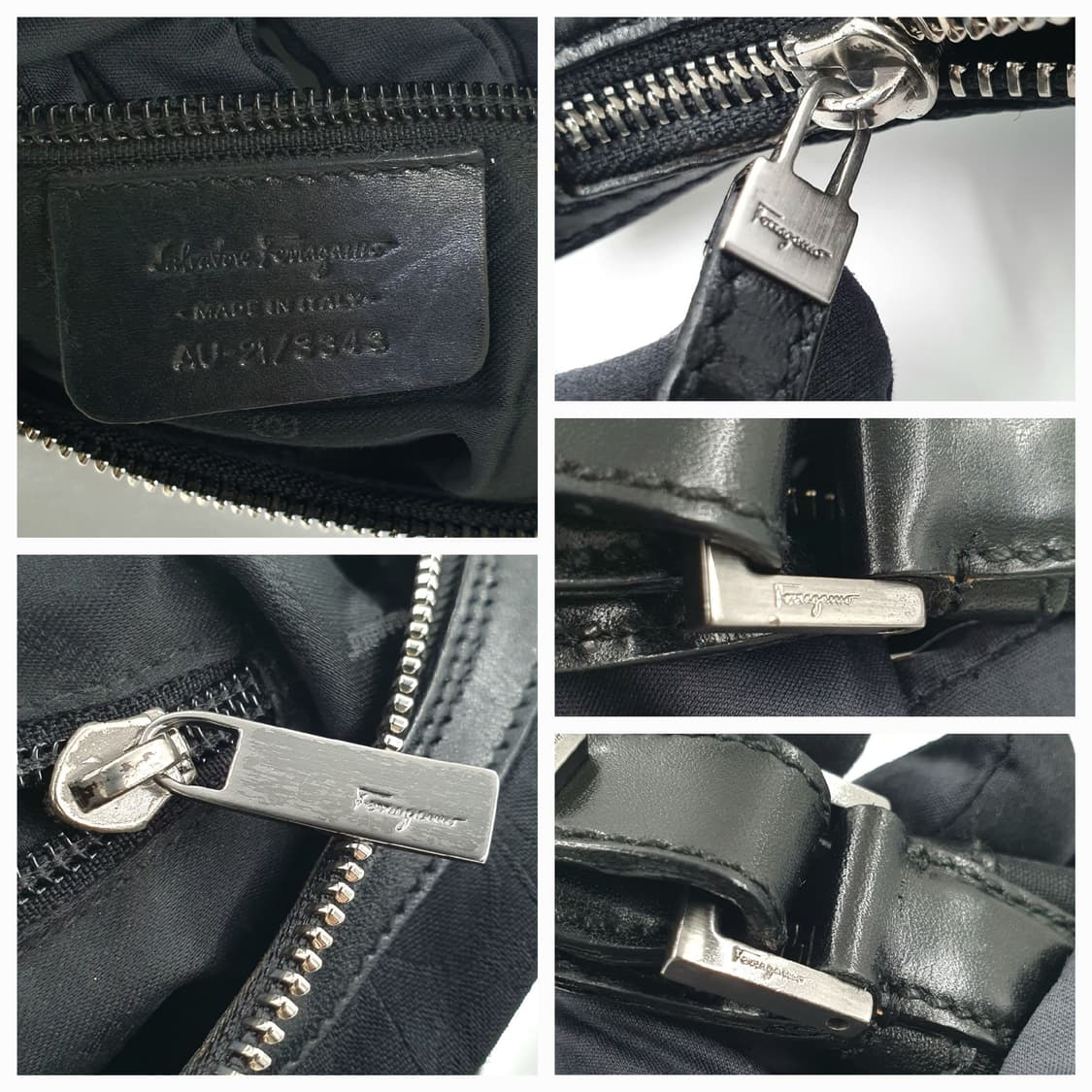 페라가모 패브릭 호보백 숄더백 상품이미지4