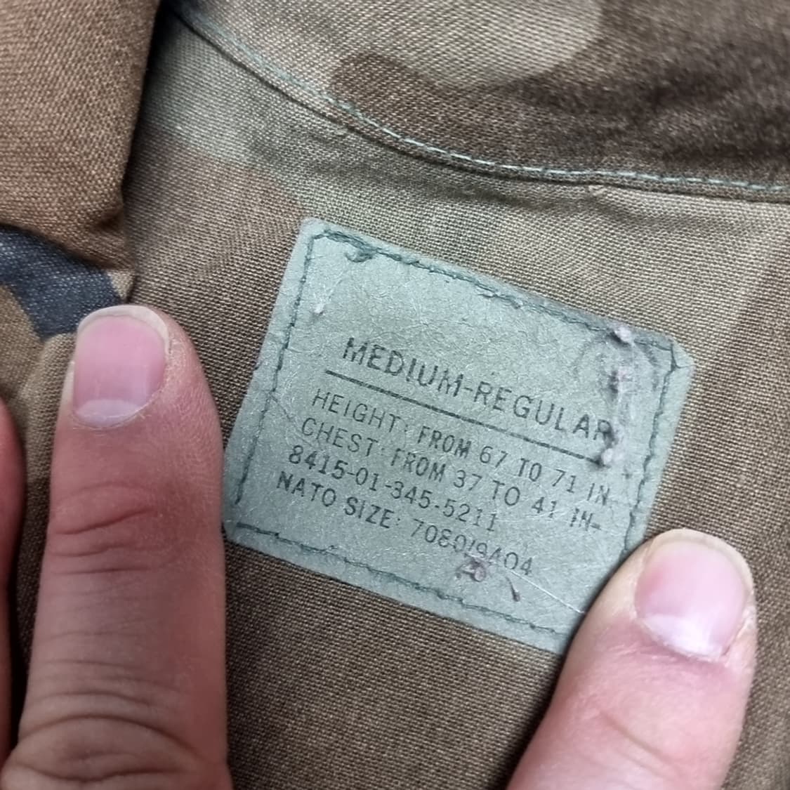 미군 m65 우드랜드 밀리터리 승무원 방염야상 자켓(105) 상품이미지4