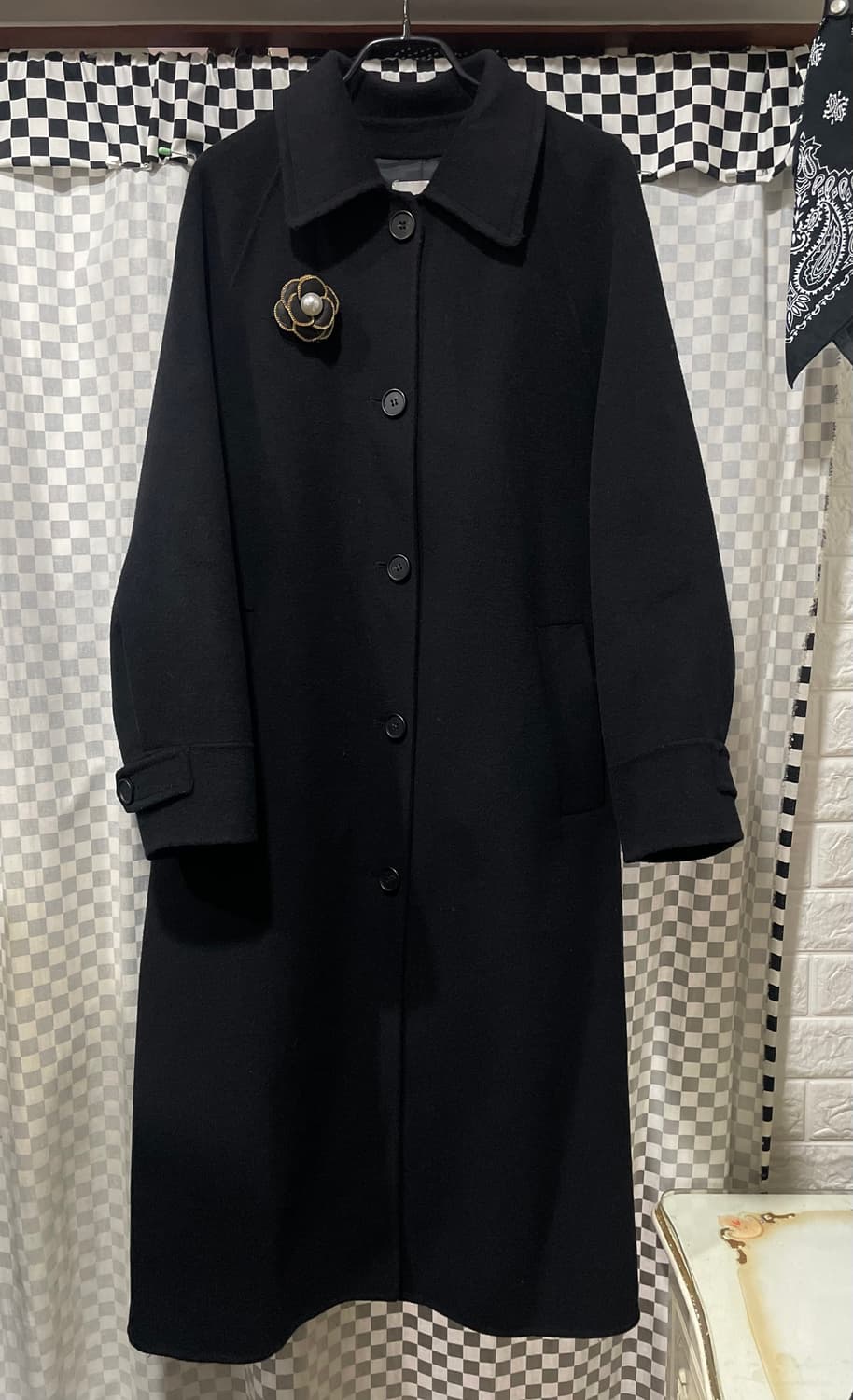 LIST 여성블랙울코트66 모직코트66:)리스트롱코트 하객룩오피스룩연말룩 상품이미지2