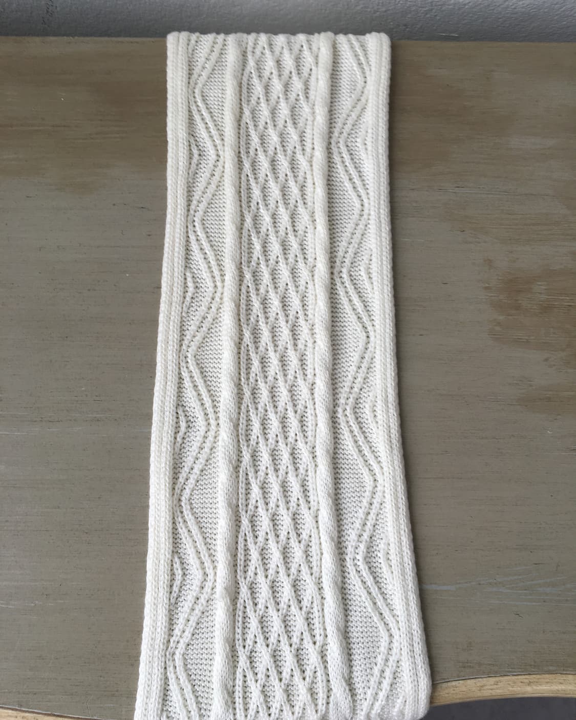 cable pattern knit muffler 상품이미지2