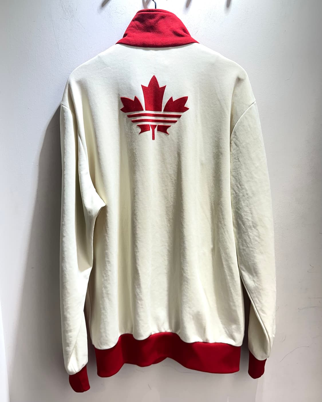 XXL 아디다스 캐나다 레드라인 화이트 배색 트랙탑 상품이미지4