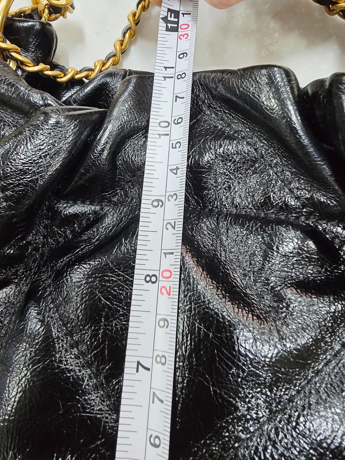 GEIGER 블랙 퀼팅 체인 숄더백 상품이미지8