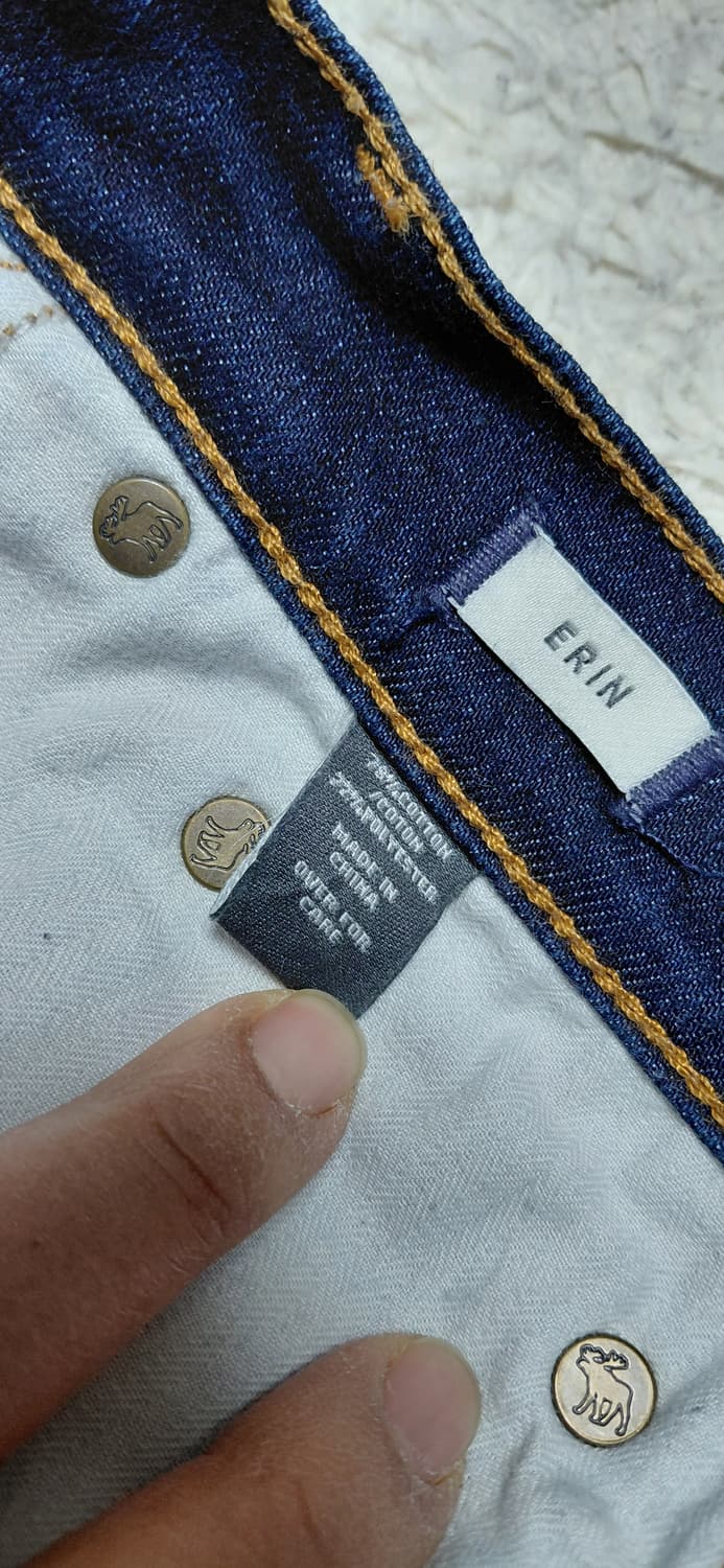 Abercrombie & Fitch 스트레치 로우라이즈 진 6R(31) 상품이미지6