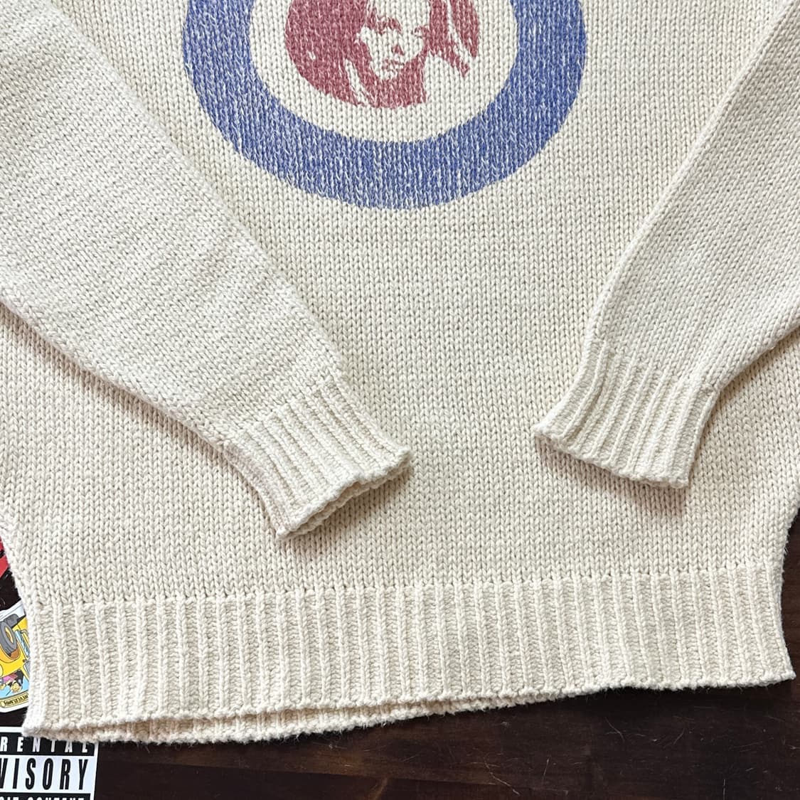 히스테릭 글래머 코튼 니트 스웨터 M 상품이미지4