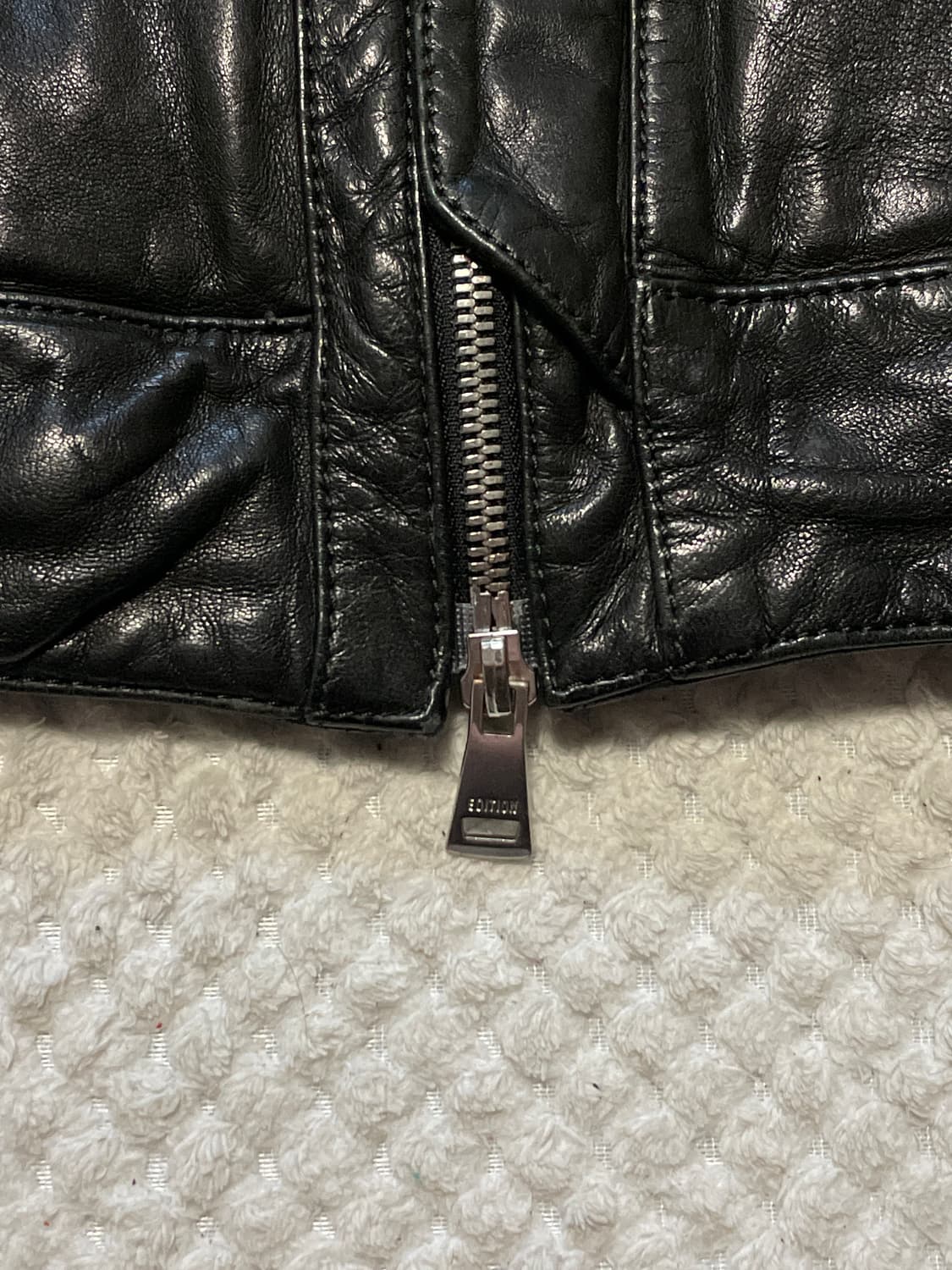 AND Z 웨스턴 무드 2WAY 램스킨 양가죽 바이커 레더 자켓 상품이미지6