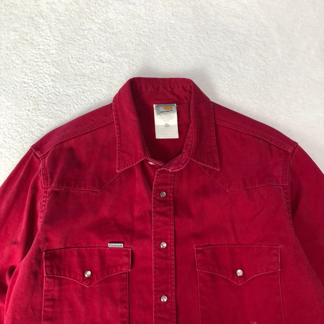 80s 칼하트 웨스턴 셔츠  상품이미지4