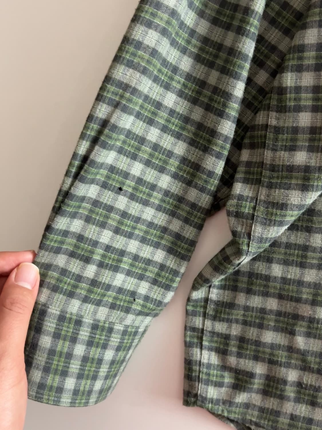 노스페이스 원포켓 플란넬 체크셔츠 110 상품이미지6