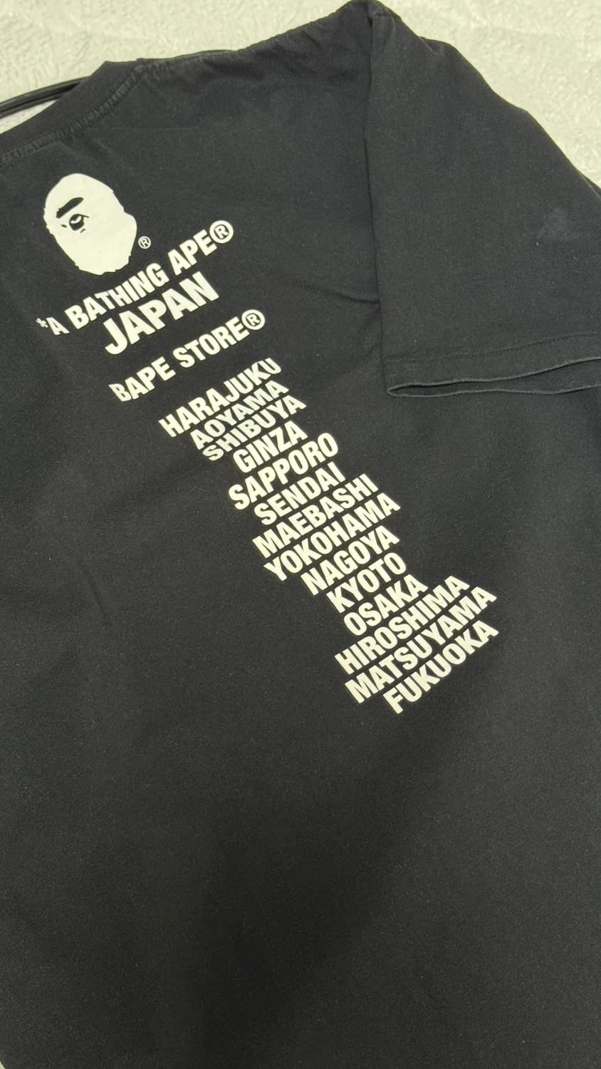 BAPE Japan Ape Head T-Shirt 베이프 반팔 상품이미지5