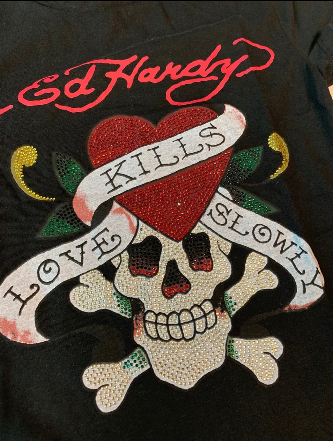 [새상품] ed hardy 에드하디 스컬 미니 드레스 원피스 상품이미지4