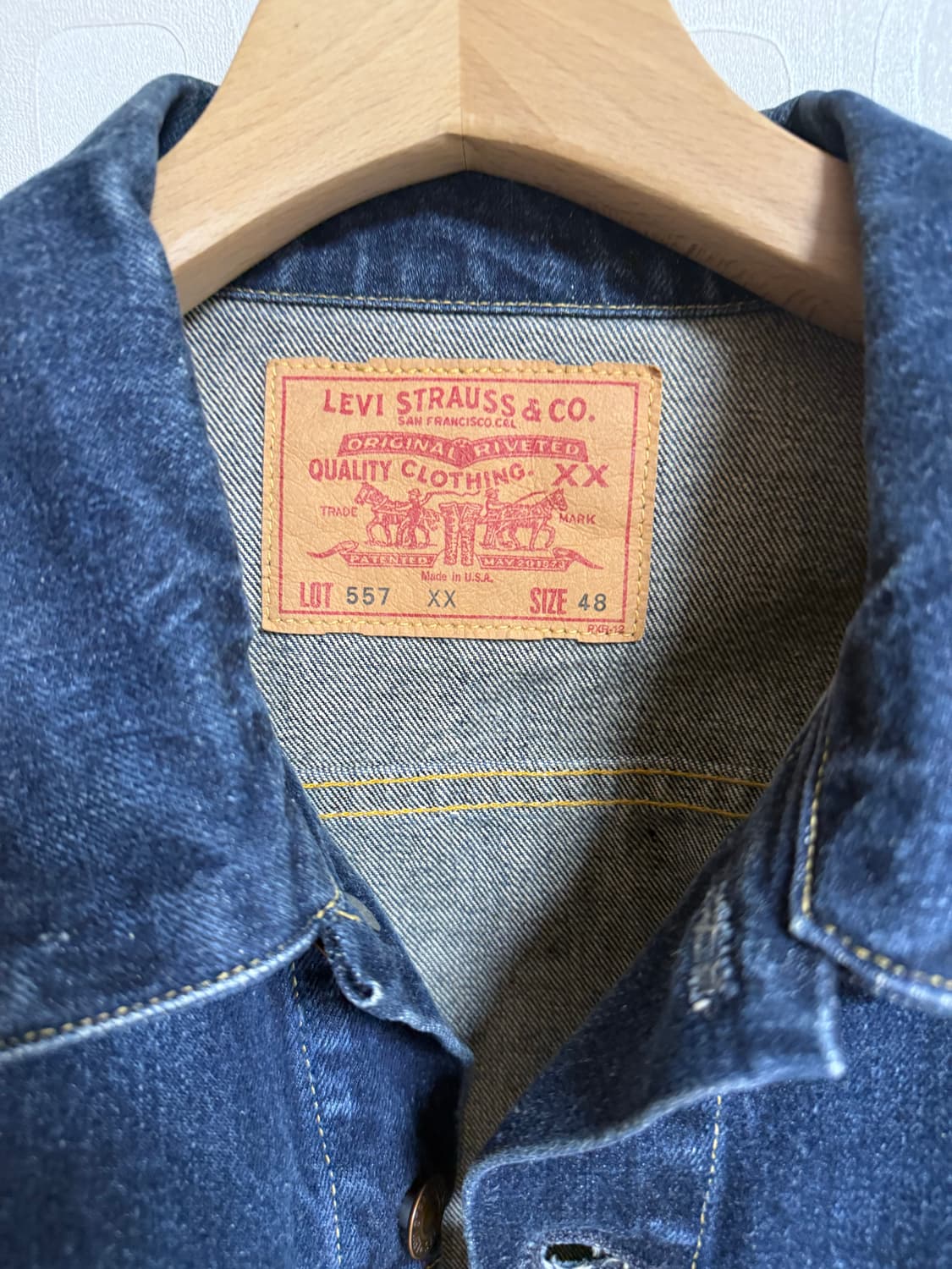 빈티지 리바이스 발렌시아 557xx 48사이즈 USA 상품이미지3