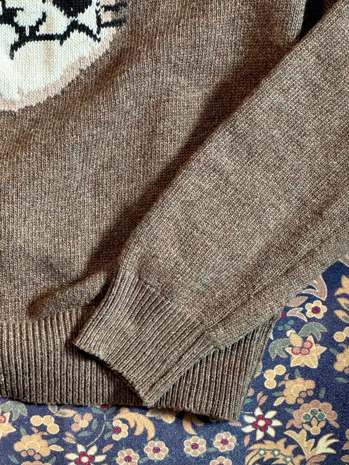 메종 키츠네 빅폭스 자카드 코튼 크루넥 스웨터 상품이미지5