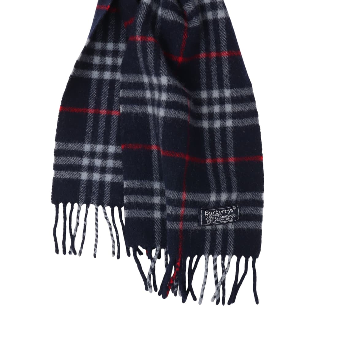버버리 네이비 램스울 노바체크 머플러 상품이미지2