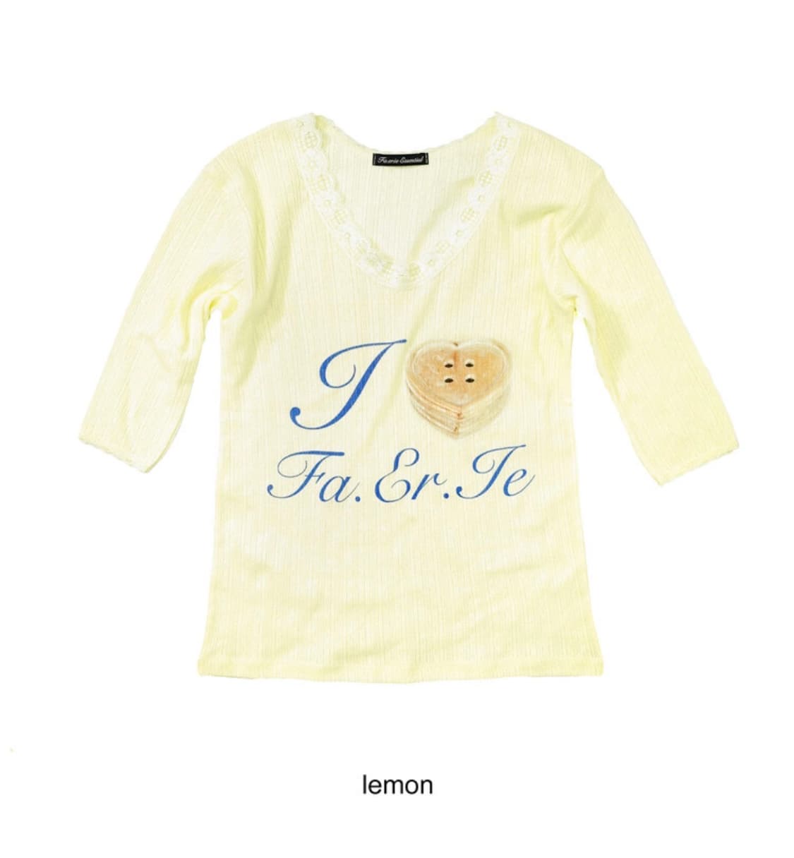 샵페어리 레이스 티 레몬 상품이미지1