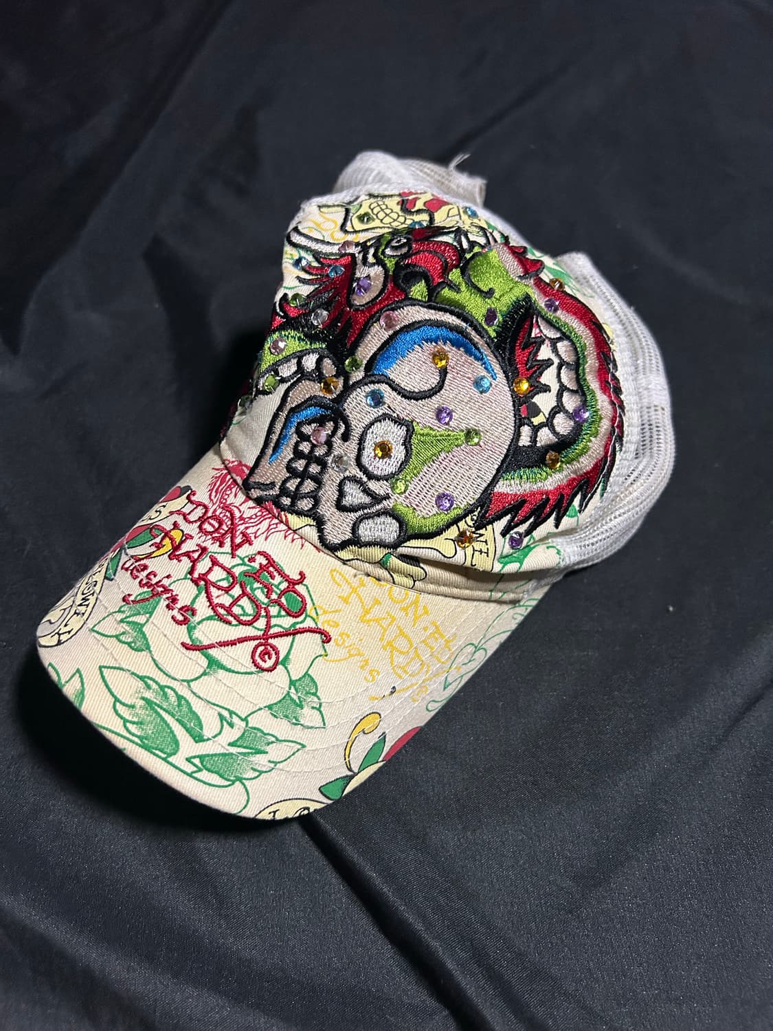 Ed Hardy skull punk mesh cap 상품이미지1