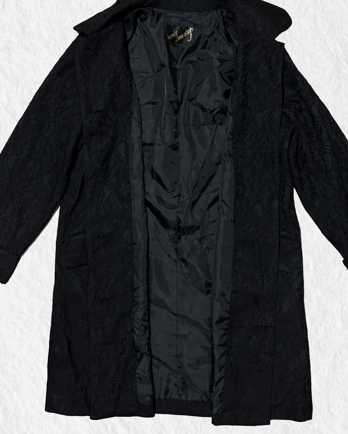 빈티지 오리엔탈 패턴 롱코트 상품이미지5