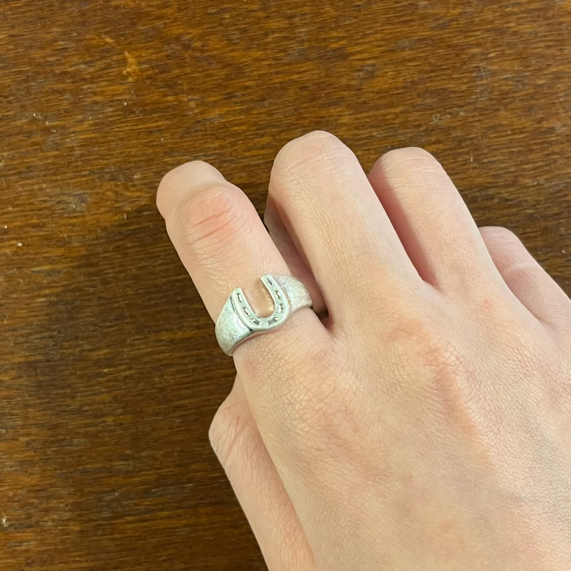 새상품 여성 신주 말발굽 반지 상품이미지3