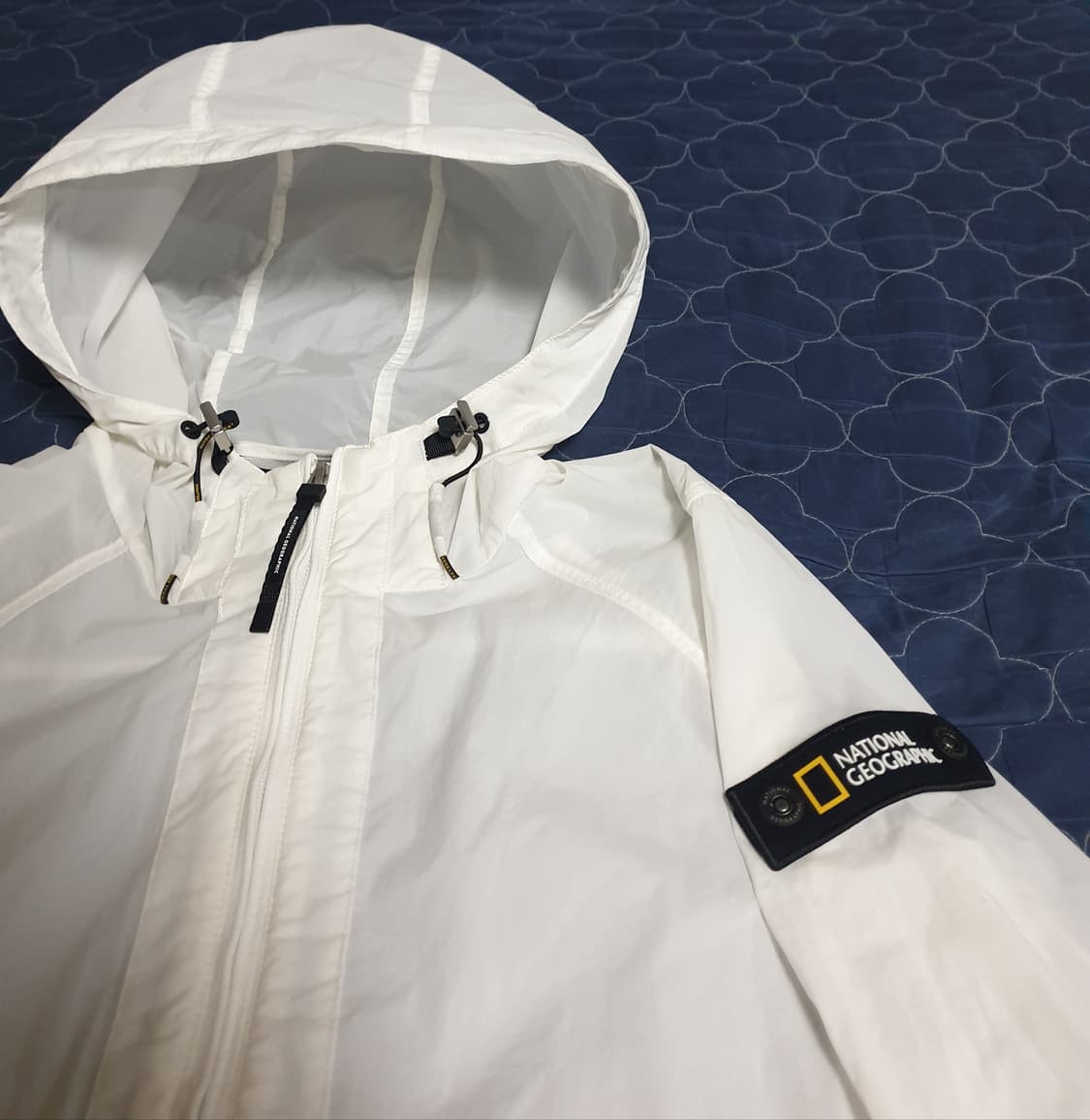 내셔널지오그래픽 월리스 바람막이 자켓 화이트 (S) 상품이미지2