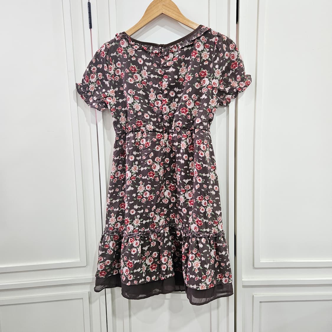 (LODISPOTTO 로디스포토)플라워 쉬폰 프릴 원피스 상품이미지4