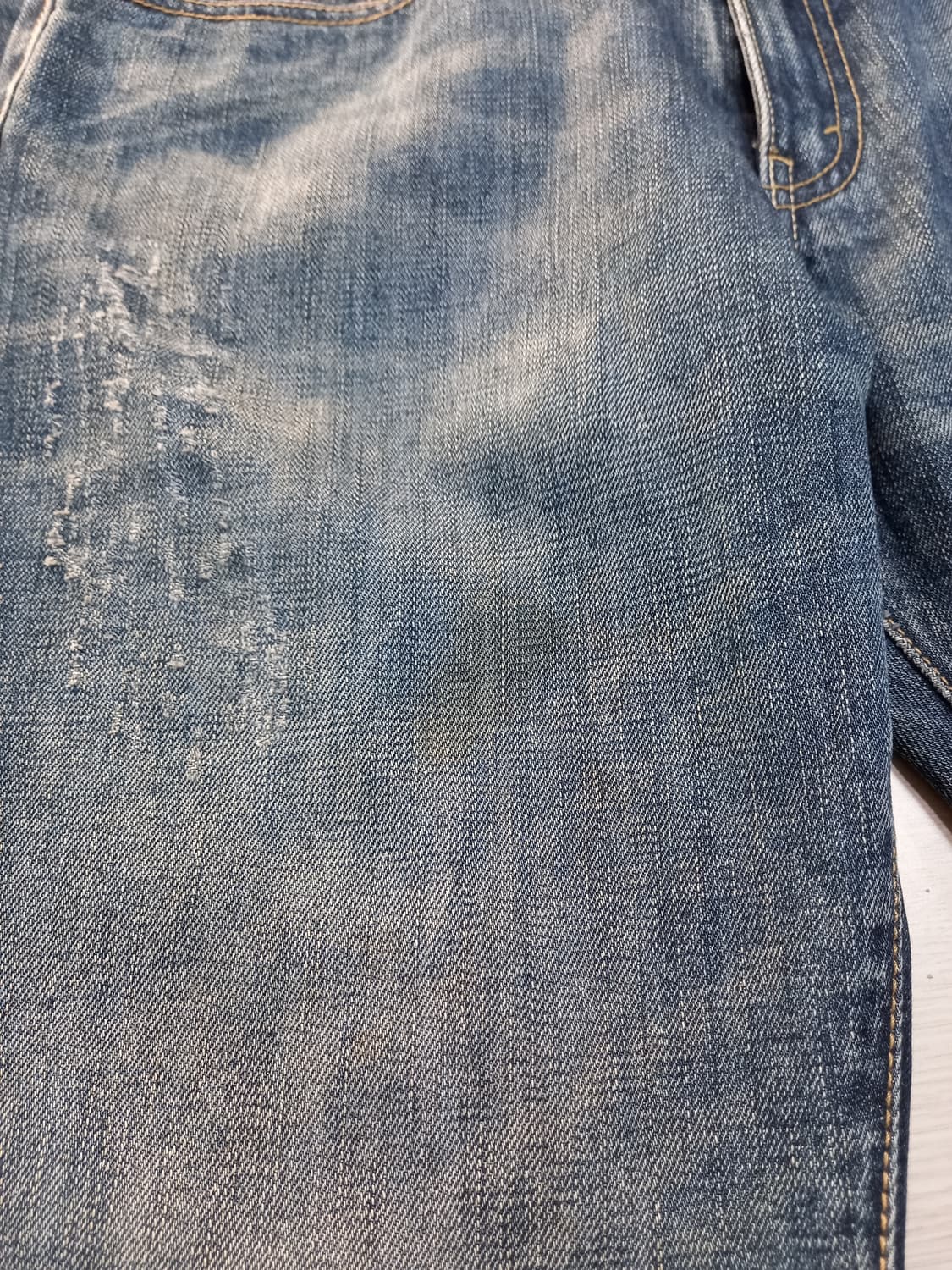 32 리바이스523 데미지워싱 일자진 32-364 상품이미지10