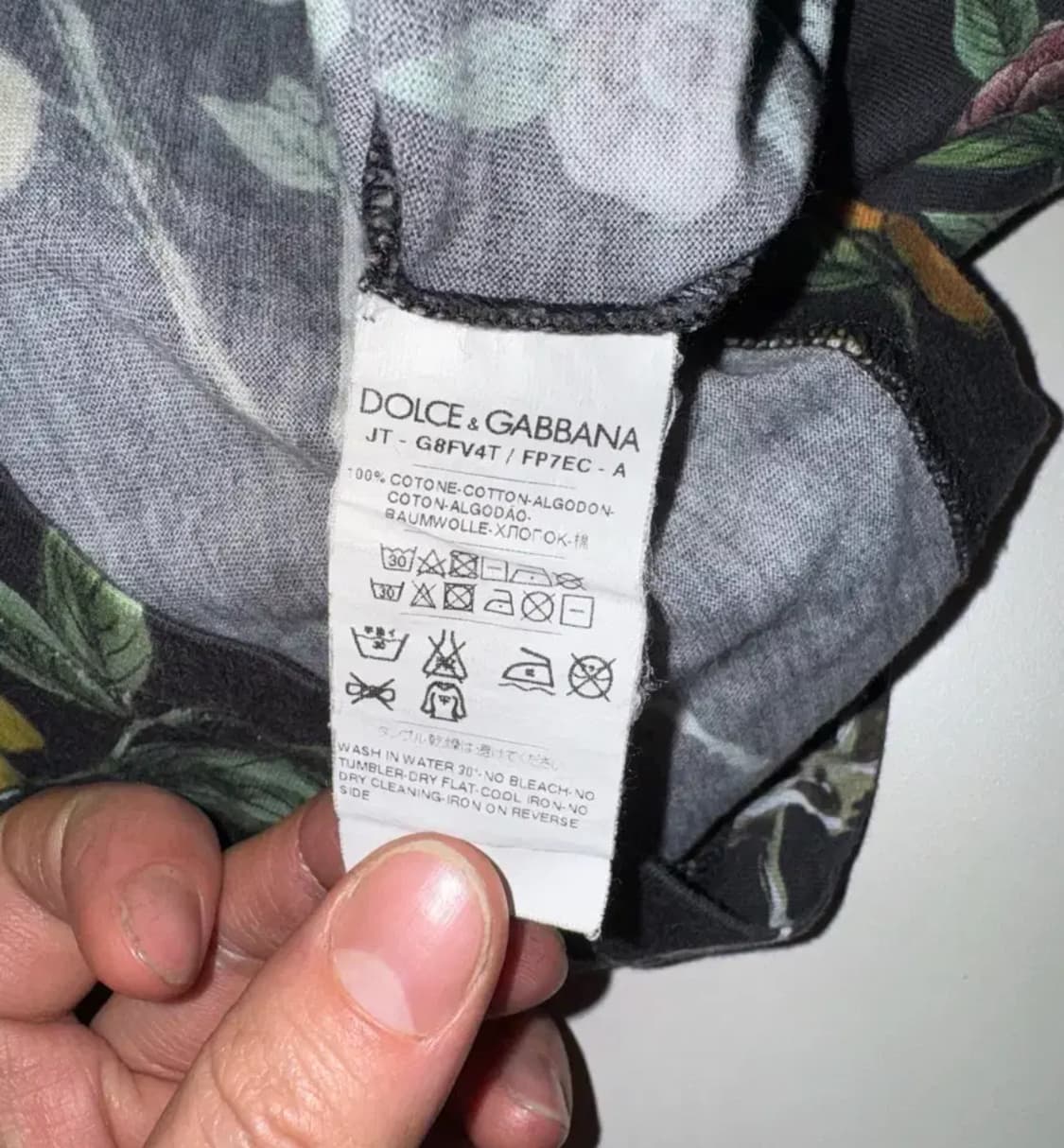 돌체엔가바나 버즈 레몬 반팔티셔츠 판매 상품이미지4