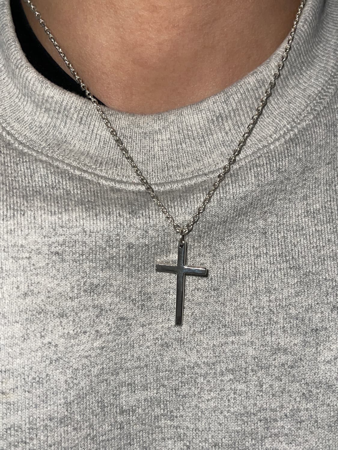 2.0 크로스 팬던트 목걸이  상품이미지3