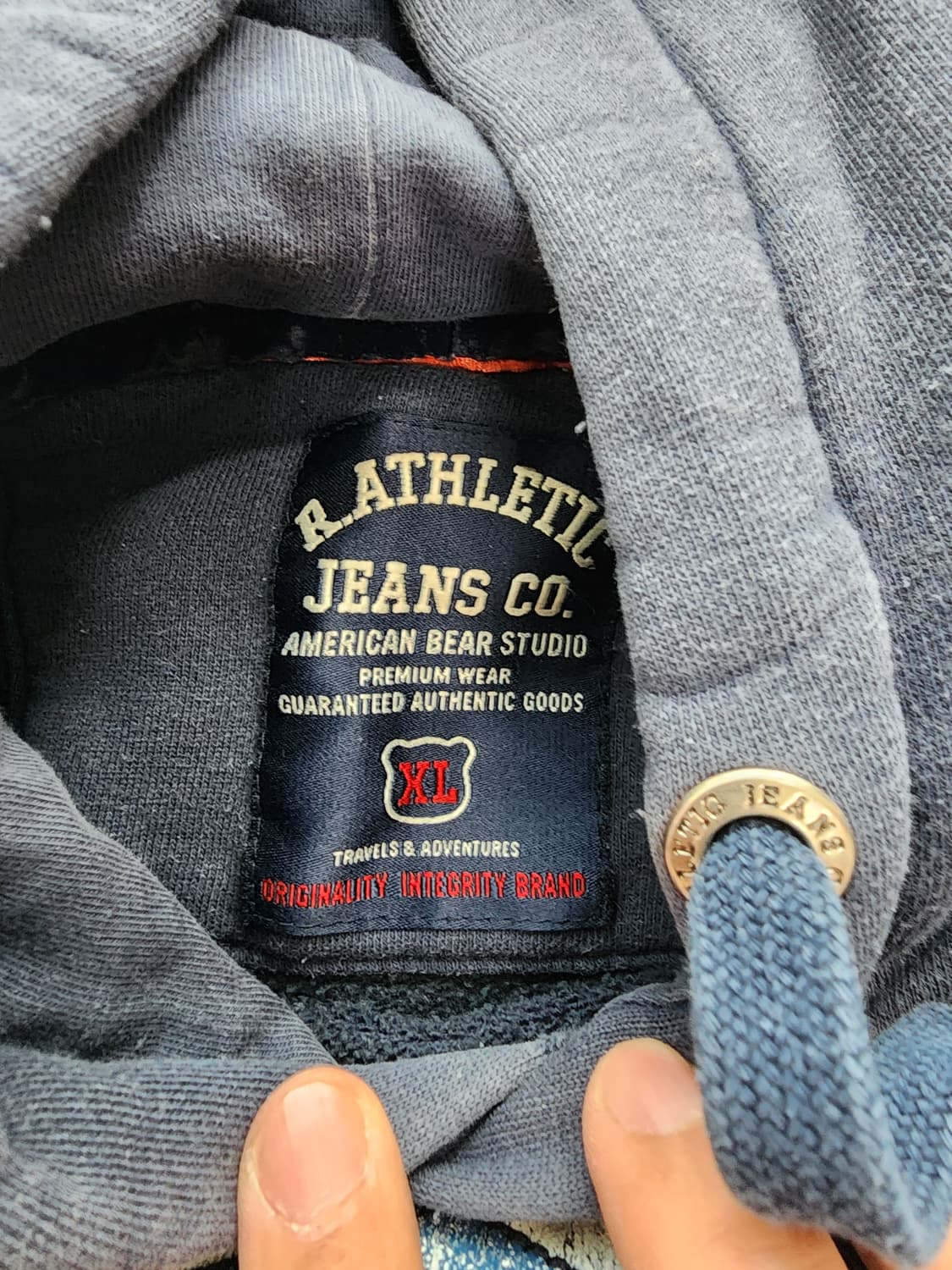 R.ATHLETIC 라틀레틱 후드 티셔츠 팜. XL(100~105)사이즈 상품이미지7