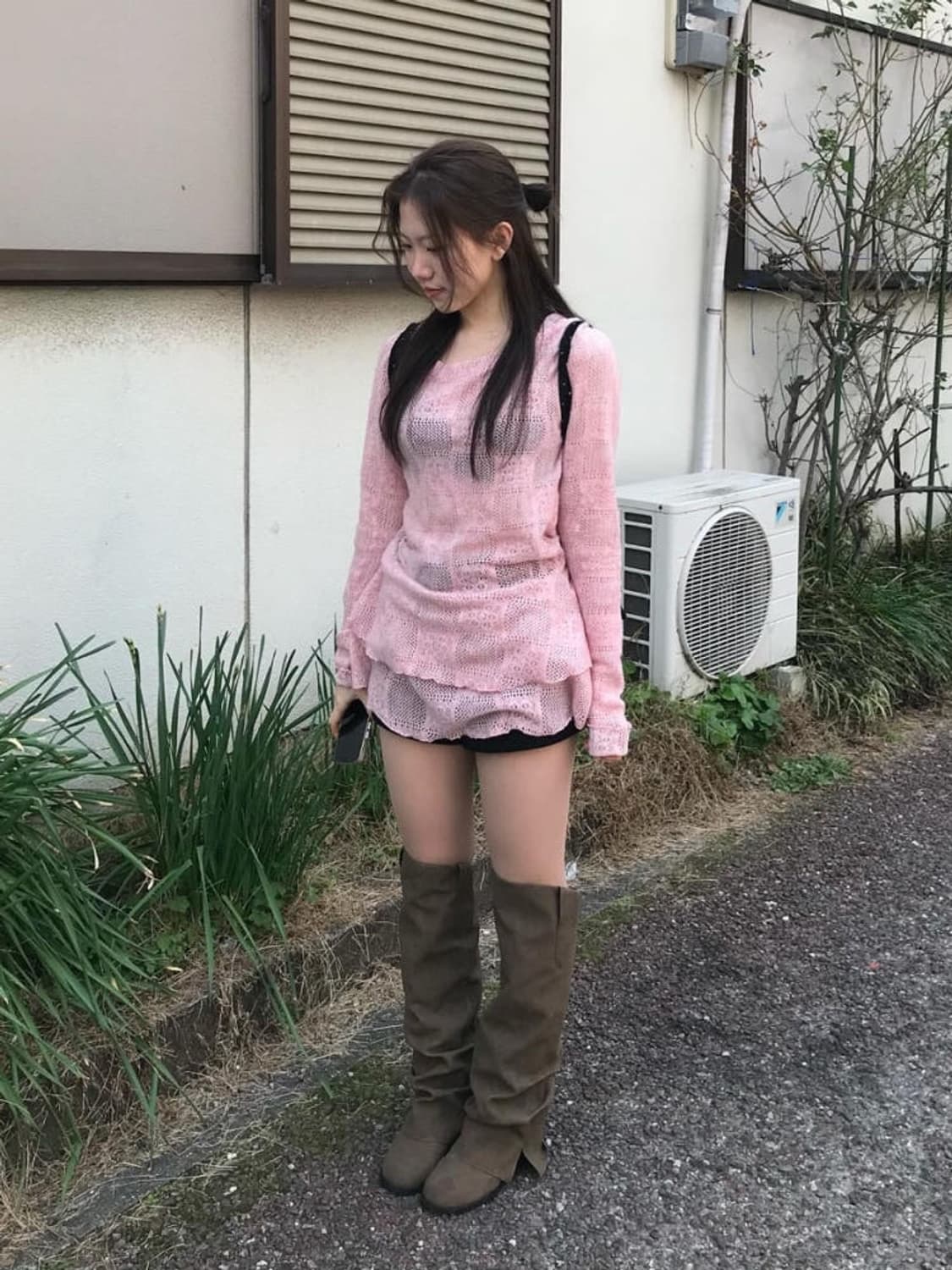 리리 패턴 니트 상품이미지1