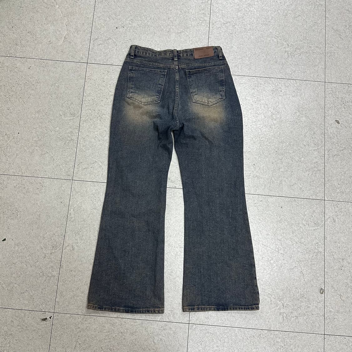 SLOW mood 워싱 부츠컷 데님팬츠L 상품이미지2