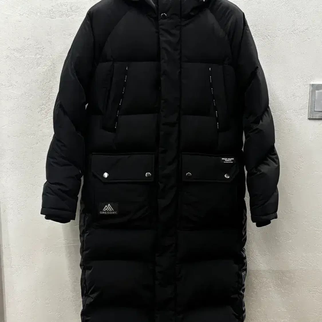 그레고리 블랙 롱패딩 M 상품이미지2