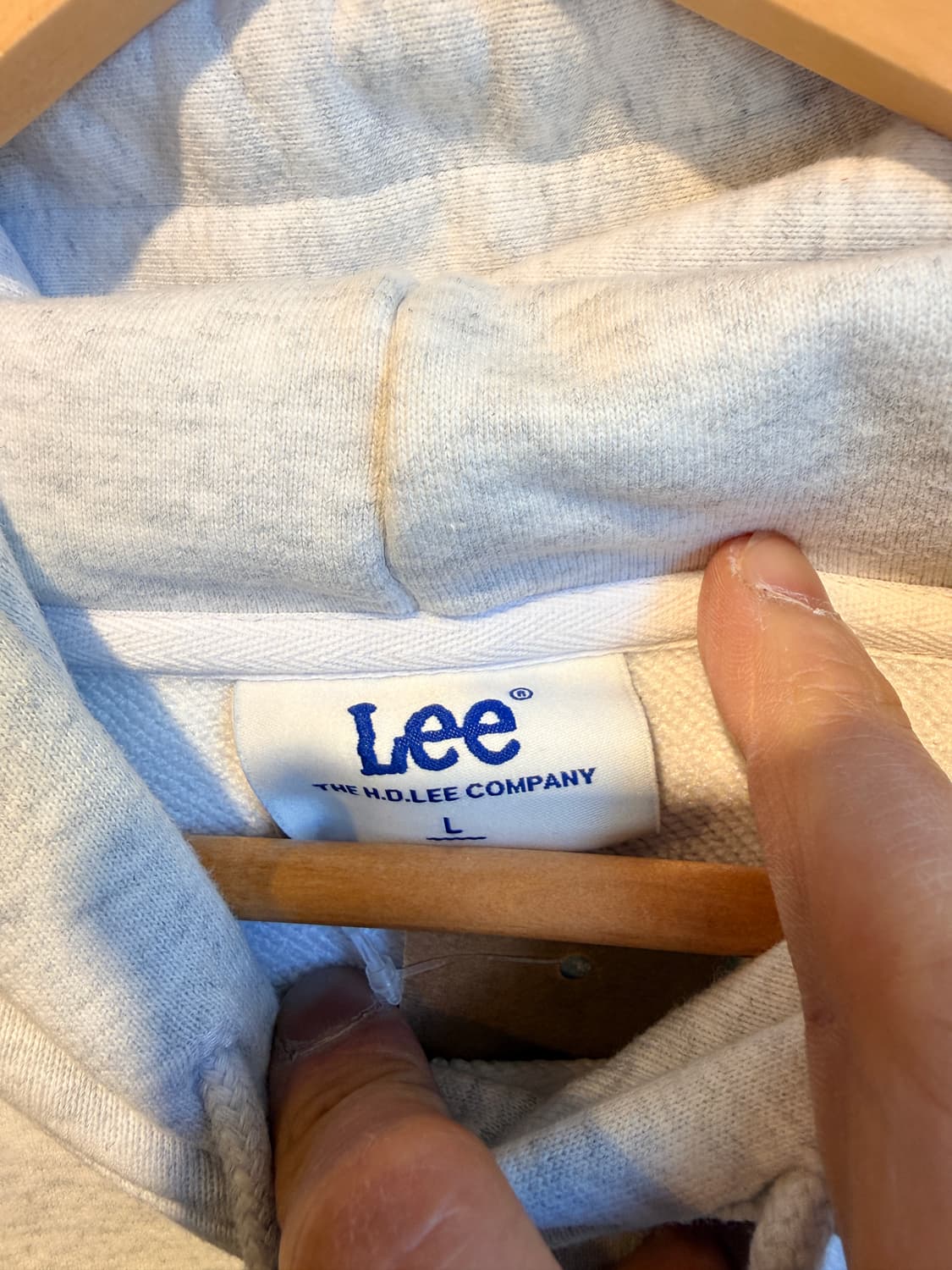 Lee 빅로고 빈티지 후드티 상품이미지4