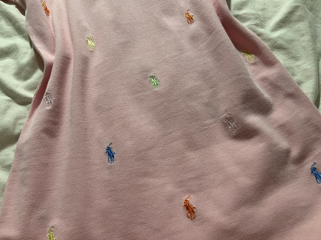 폴로 핑크 와글와글 원피스 상품이미지4