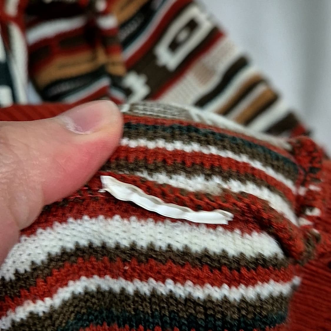 Vtg_케이블 패턴 니트 상품이미지4