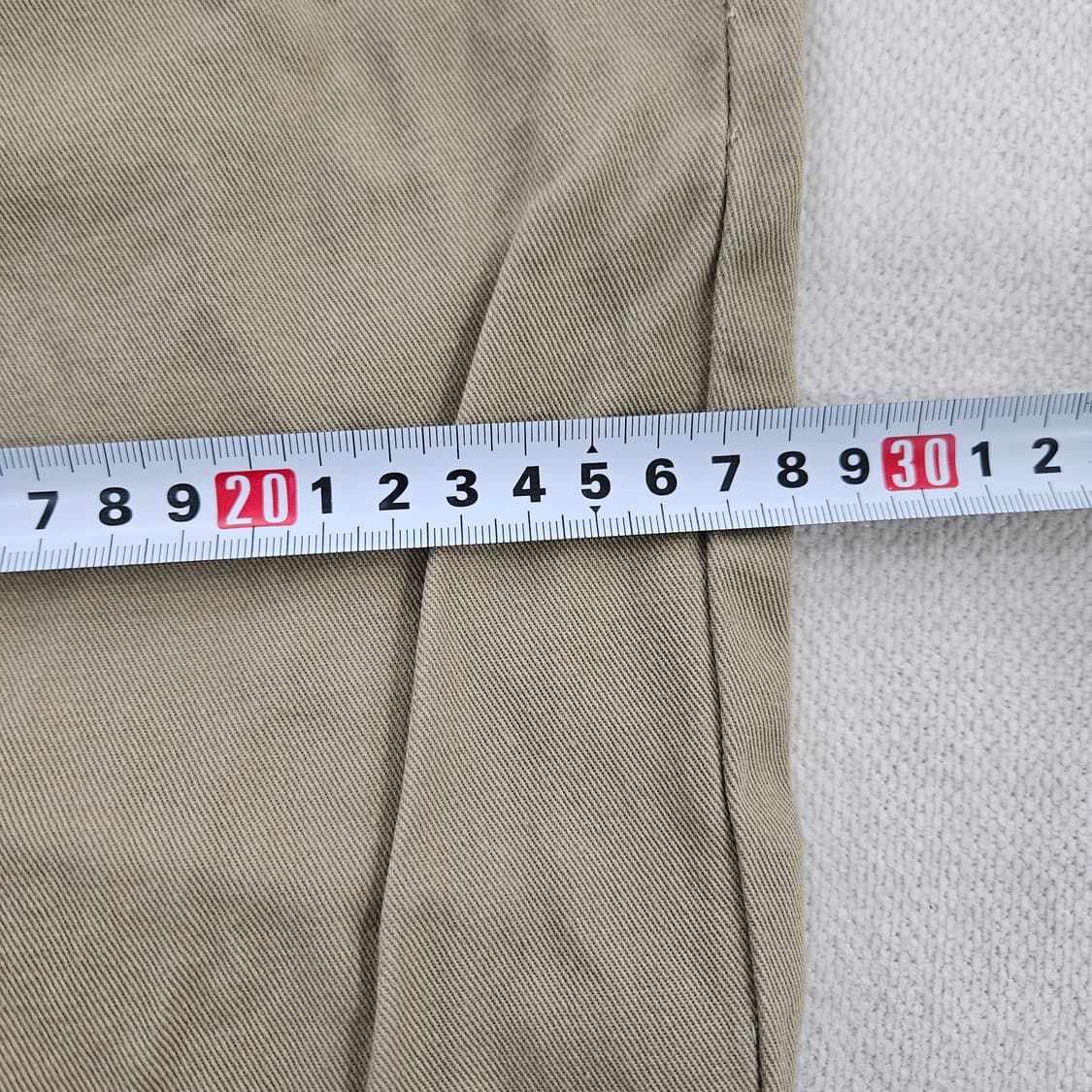 [28] 무신사 원턱 면 치노 팬츠 0114YH1 상품이미지7