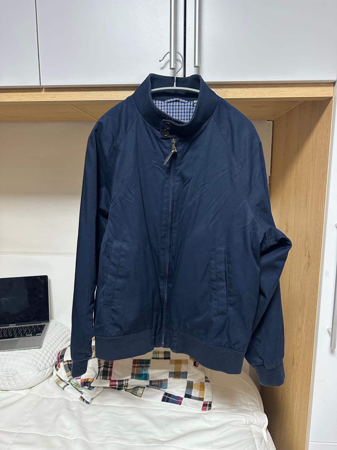 유니클로 해링턴 재킷 네이비 L 상품이미지1