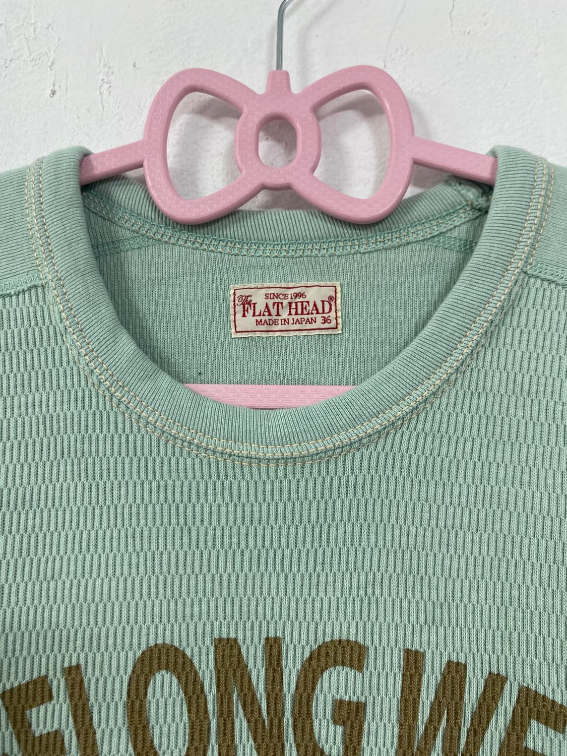 THE FLAT HEAD WAFFLE LONG SLEEVE 상품이미지4