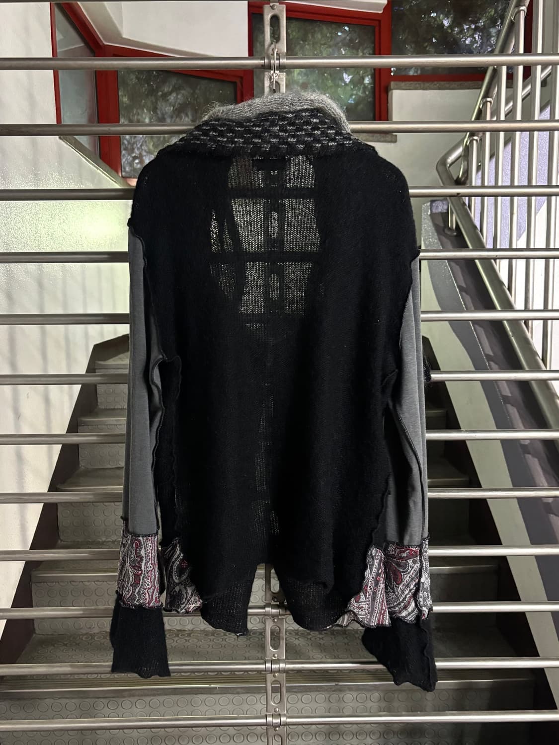 Bohemian Patchwork Knit Cardigan  상품이미지6