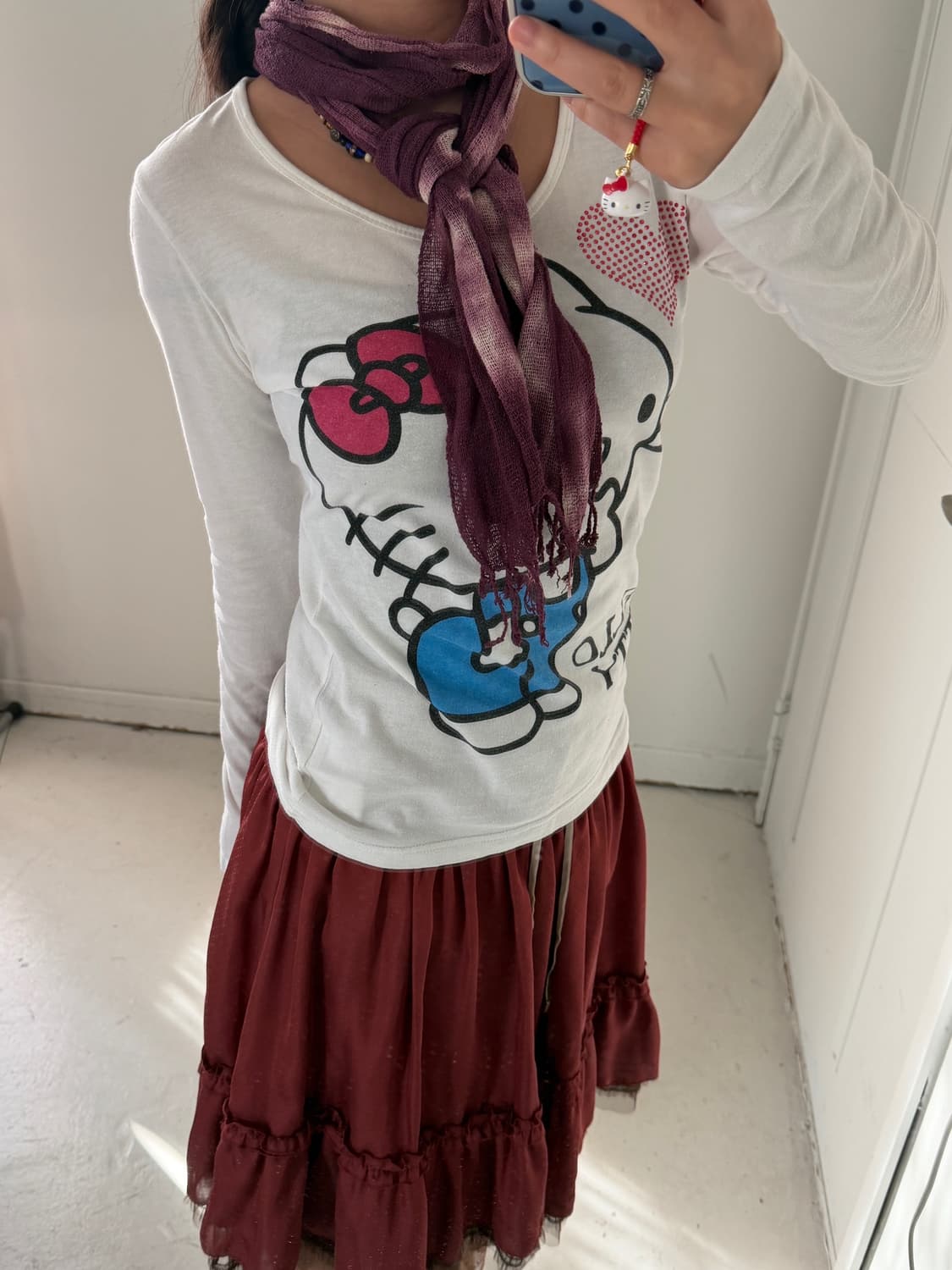 일본빈티지 페어리룩 스카프 목도리  상품이미지2